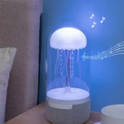 Colourful Light Jellyfish Speaker Mimics The Movement Scene Of Jellyfish Wireless Speaker With Tf/Type C Support Equipped With Light Conversion And Unique Ambient Speaker
