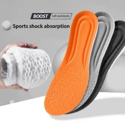 Comfortable Memory Foam Insoles – Anti-Fatigue Cushioned Inserts for Shoes, Standing Support, Double Pack for Men & Women