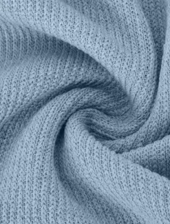 Comfry Women's Sweatshirt Outdoor Warm Long Sleeve Hooded Blue Spring Fall