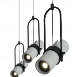 Concrete Swivel Arm Minimalist Pendant Light Adjustable Length 1-Light Pendant Contemporary LED 110-240V