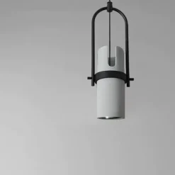 Concrete Swivel Arm Minimalist Pendant Light Adjustable Length 1-Light Pendant Contemporary LED 110-240V