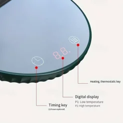 Constant Temperature Coasters Digital Display Heating Pad Heater Insulation Coffee Mats Smart Thermostatic Heat Cup Base