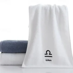 Constellation Towel 100% Cotton Towel Creative Couple Gift Thickened Sports Face Towel Pure Cotton Towel