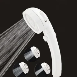 Contemporary Hand Shower / Rain Shower Plastic Feature - Water-saving / Stop Pause Button, Shower Head