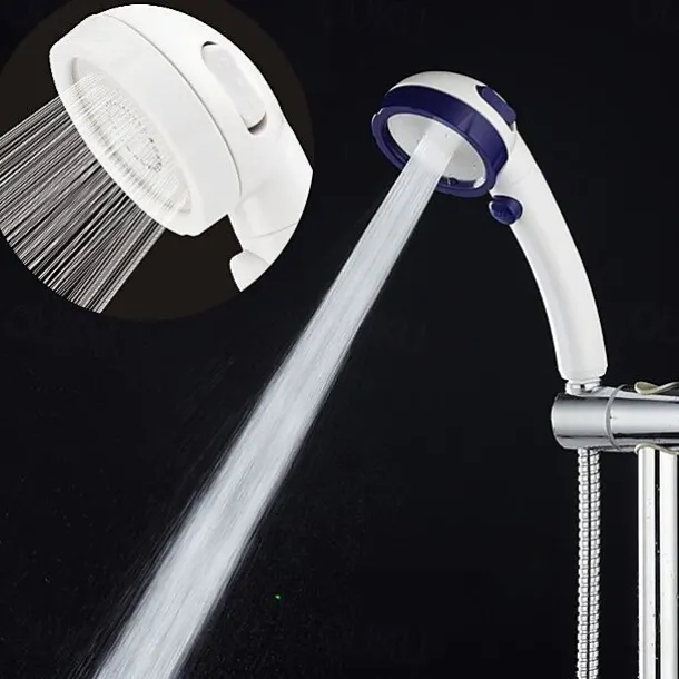 Contemporary Hand Shower / Rain Shower Plastic Feature - Water-saving / Stop Pause Button, Shower Head