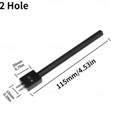 Convinent Circular Cut 2/4/6 Hole DIY Drilling Leather Leather Craft Punching Tool 5mm Spacing Prong Punch Tool
