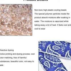 Cool Hair Band Quick Scarves Cooling Bandanas Collar Sports Towel Sport Headbands for Women Sports Supplies Cooling Neck Wraps Ice Towel Quick Dry Travel Polyester Cotton