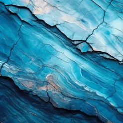 Cool Wallpapers Abstract Marble Blue Wallpaper Wall Mural Wall Covering Sticker Peel and Stick Removable PVC/Vinyl Material Self Adhesive/Adhesive Required Wall Decor for Living Room Kitchen Bathroom