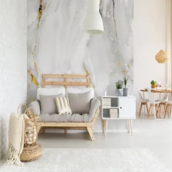 Cool Wallpapers Abstract Marble Wallpaper Wall Mural Wall Covering Sticker Peel and Stick Removable PVC/Vinyl Material Self Adhesive/Adhesive Required Wall Decor for Living Room Kitchen Bathroom