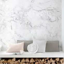 Cool Wallpapers Abstract Marble Wallpaper Wall Mural Wall Covering Sticker Peel and Stick Removable PVC/Vinyl Material Self Adhesive/Adhesive Required Wall Decor for Living Room Kitchen Bathroom