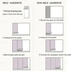 Cool Wallpapers Abstract Black Wallpaper Wall Mural Geometric 3D Home Decoration Comtemporary Abstract Wall Covering, Canvas PVC/Vinyl Material Adhesive required Mural, Room Wallcovering