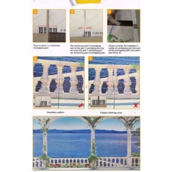 Cool Wallpapers Beach Boat Landscape Wallpaper Wall Mural Roll Sticker Peel Stick Removable PVC/Vinyl Material Self Adhesive/Adhesive Required Wall Decor for Living Room Kitchen Bathroom