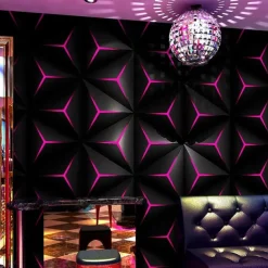 Cool Wallpapers 3D Wallpaper Wall Mural Modern Style PVC Green Red Wallpaper Adhesive Required Wall Mural,Cabinet Furniture Countertop Paper Roll Wallpaper,20.8