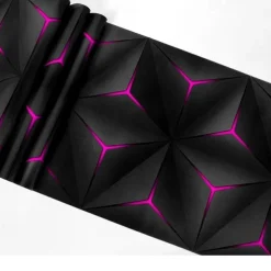 Cool Wallpapers 3D Wallpaper Wall Mural Modern Style PVC Green Red Wallpaper Adhesive Required Wall Mural,Cabinet Furniture Countertop Paper Roll Wallpaper,20.8