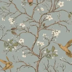 Cool Wallpapers Flower Wallpaper Wall Mural Peel and Stick Wallpaper Removable Pvc/Vinyl Self Adhesive 17.7''x118''in(45cmx300cm) / 45x300cm