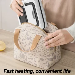 Cordless Electric Lunch Box Food Heater 60W Quick Heating Leak Proof 1L