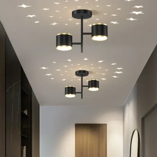 Corridor Porch Ceiling Light LED Creative Projection Light Star Sky Ceiling Lamp Modern Nordic