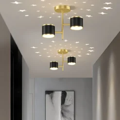 Corridor Porch Ceiling Light LED Creative Projection Light Star Sky Ceiling Lamp Modern Nordic