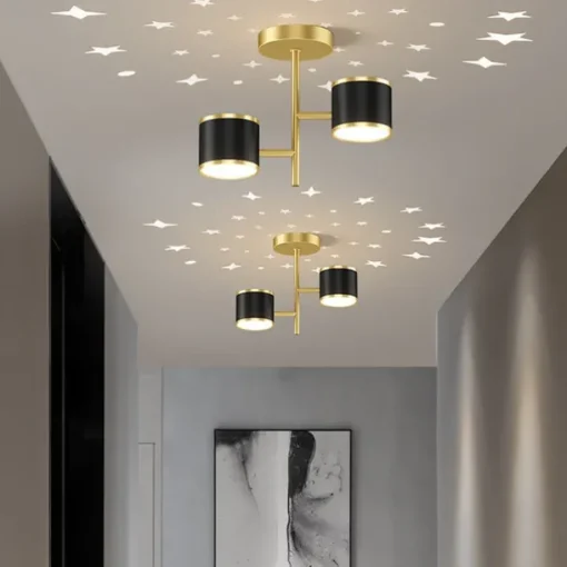 Corridor Porch Ceiling Light LED Creative Projection Light Star Sky Ceiling Lamp Modern Nordic