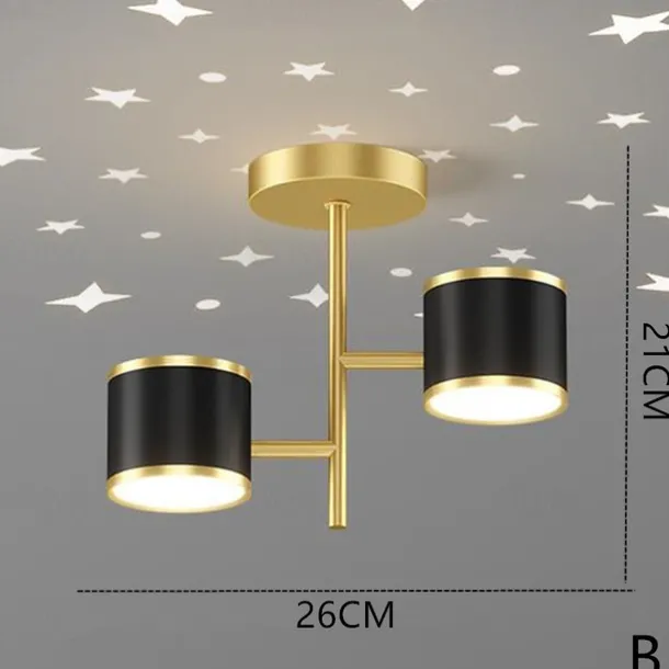 Corridor Porch Ceiling Light LED Creative Projection Light Star Sky Ceiling Lamp Modern Nordic