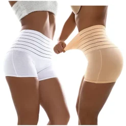 Corset Women's Control Panties Shapewears Office Running Gym Yoga Black White Khaki Cotton Sport Breathable Seamed Tummy Control Push Up Solid Color All Seasons Home Outfits