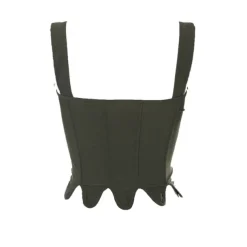 Corset Women's Corset Tops Simple Style Overbust Corset Backless Tummy Control Pure Color Lace Up Prom Party & Evening Club Spring Summer Army Green Khaki Home Outfits