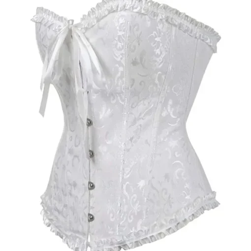 Corset Women's Plus Size Corsets Corsets Country Sexy Lady Sweetheart Tummy Control Push Up Jacquard Abstract Flower Hook & Eye Lace Up Nylon / Cotton Wedding Special Home Outfits