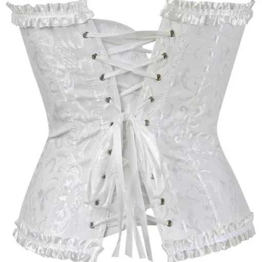 Corset Women's Plus Size Corsets Corsets Country Sexy Lady Sweetheart Tummy Control Push Up Jacquard Abstract Flower Hook & Eye Lace Up Nylon / Cotton Wedding Special Home Outfits