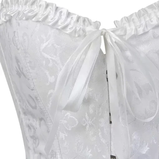 Corset Women's Plus Size Corsets Corsets Country Sexy Lady Sweetheart Tummy Control Push Up Jacquard Abstract Flower Hook & Eye Lace Up Nylon / Cotton Wedding Special Home Outfits
