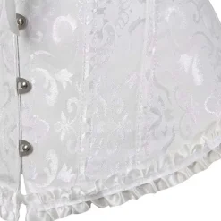 Corset Women's Plus Size Corsets Corsets Country Sexy Lady Sweetheart Tummy Control Push Up Jacquard Abstract Flower Hook & Eye Lace Up Nylon / Cotton Wedding Special Home Outfits