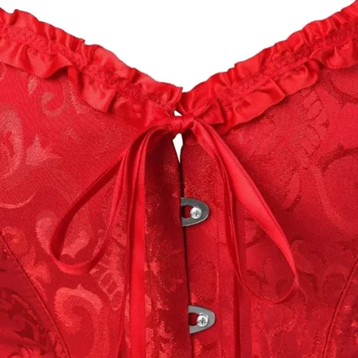 Corset Women's Plus Size Corsets Corsets Country Sexy Lady Sweetheart Tummy Control Push Up Jacquard Abstract Flower Hook & Eye Lace Up Nylon / Cotton Wedding Special Home Outfits