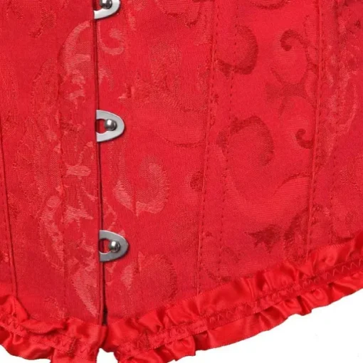 Corset Women's Plus Size Corsets Corsets Country Sexy Lady Sweetheart Tummy Control Push Up Jacquard Abstract Flower Hook & Eye Lace Up Nylon / Cotton Wedding Special Home Outfits