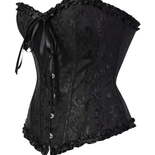 Corset Women's Plus Size Corsets Corsets Country Sexy Lady Sweetheart Tummy Control Push Up Jacquard Abstract Flower Hook & Eye Lace Up Nylon / Cotton Wedding Special Home Outfits
