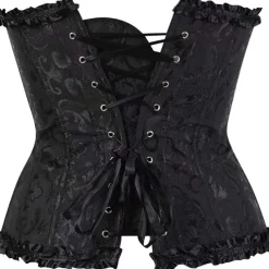 Corset Women's Plus Size Corsets Corsets Country Sexy Lady Sweetheart Tummy Control Push Up Jacquard Abstract Flower Hook & Eye Lace Up Nylon / Cotton Wedding Special Home Outfits