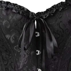 Corset Women's Plus Size Corsets Corsets Country Sexy Lady Sweetheart Tummy Control Push Up Jacquard Abstract Flower Hook & Eye Lace Up Nylon / Cotton Wedding Special Home Outfits