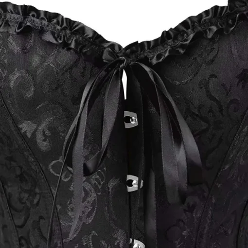 Corset Women's Plus Size Corsets Corsets Country Sexy Lady Sweetheart Tummy Control Push Up Jacquard Abstract Flower Hook & Eye Lace Up Nylon / Cotton Wedding Special Home Outfits
