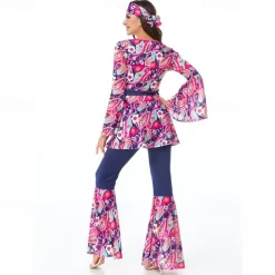 Cosplay Cosplay Costume Halloween Group Couples Costumes Abba Costume Adults' Men's Women's Retro Vintage 1970s Halloween Carnival Masquerade Easy Carnival Costume