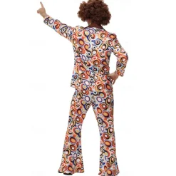 Cosplay Couples Carnival Costume Outfits Adults' Men's Women's Hippie 1970s Disco Party Carnival Masquerade Mardi Gras Easy Carnival Costume