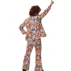 Cosplay Couples Carnival Costume Outfits Adults' Men's Women's Hippie 1970s Disco Party Carnival Masquerade Mardi Gras Easy Carnival Costume