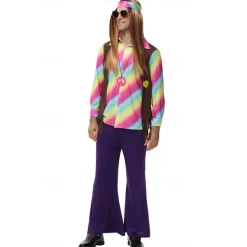 Cosplay Couples Carnival Costume Cosplay Costume Halloween Group Couples Costumes Adults' Men's Women's 1970s Disco Party Halloween Carnival Masquerade Easy Carnival Costume