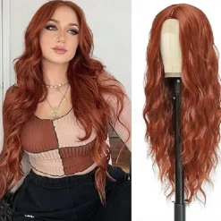 Cosplay Long Wig 28 Inch Middle Part Synthetic Wig Realistic Gifts Party Wigs for Women Daily Use Colorful Wigs Halloween Wigs