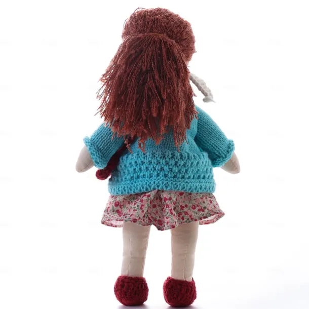 Cotton Body Waldorf Doll Doll Artist Handmade Mini Dress Up Doll Diy for Christmas Gifts
