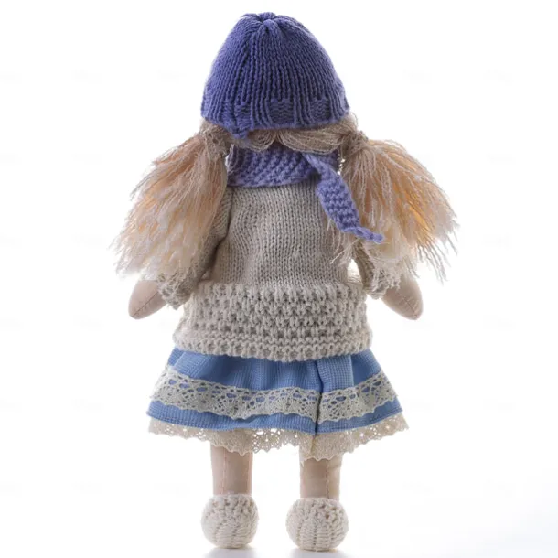 Cotton Body Waldorf Doll Doll Artist Handmade Mini Dress Up Doll Diy for Christmas Gifts