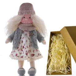 Cotton Body Waldorf Doll Doll Artist Handmade Mini Dress Up Doll Diy for Christmas Gifts