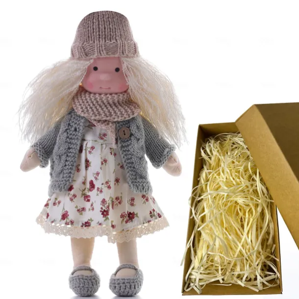 Cotton Body Waldorf Doll Doll Artist Handmade Mini Dress Up Doll Diy for Christmas Gifts