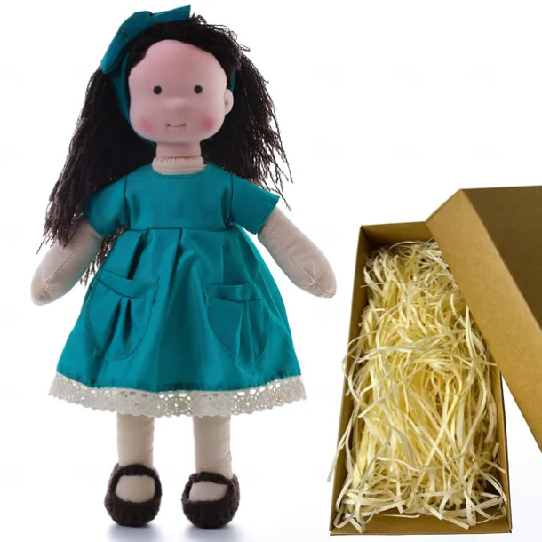 Cotton Body Waldorf Doll Doll Artist Handmade Mini Dress Up Doll Diy for Christmas Gifts