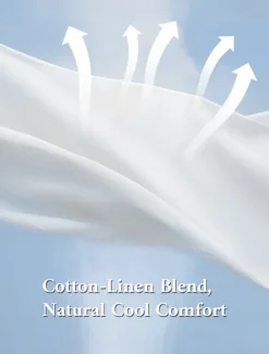 Cotton Linen Shirts Linen Shirt Button Up Long Cotton Top Women's Black White Orange Solid Color Sexy Street Daily Fashion V Neck Cotton Linen Regular Fit S