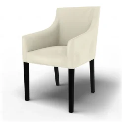 Cotton Twill Sakarias Chair Cover with Armrests Regular Fit Machine Washable SAKcover LITB PRIME cover