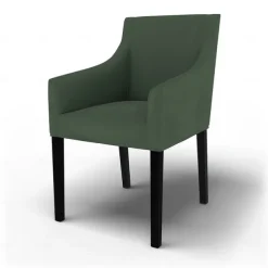 Cotton Twill Sakarias Chair Cover with Armrests Regular Fit Machine Washable SAKcover LITB PRIME cover