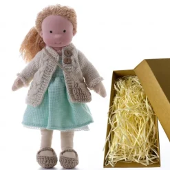 Cotton Waldorf Doll Doll Artist Handmade Festival Thumb Gift Box